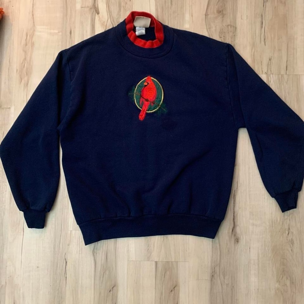 Vintage 1990s Carinal sweatshirt Top‎ Stitch